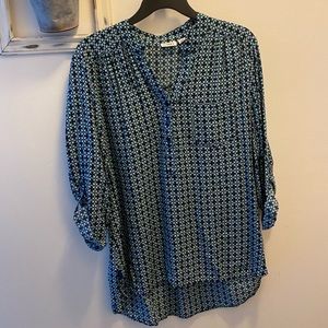 3/4 length dress casual blouse